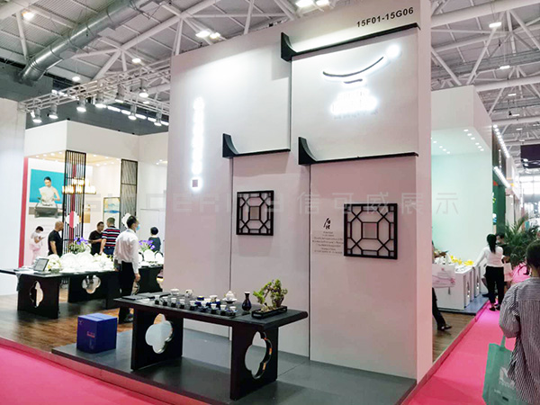 高淳陶瓷禮品展展臺(tái)設(shè)計(jì)現(xiàn)場圖