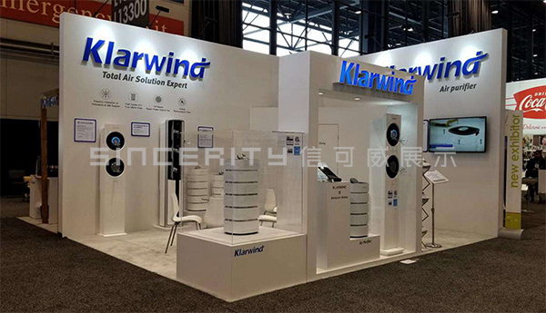 KLARWIND 2019年國外芝加哥展臺設(shè)計現(xiàn)場圖