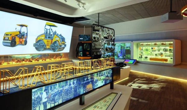 工程機械企業(yè)展廳設計案例