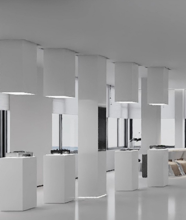 辦公展廳員工餐展廳設計案例