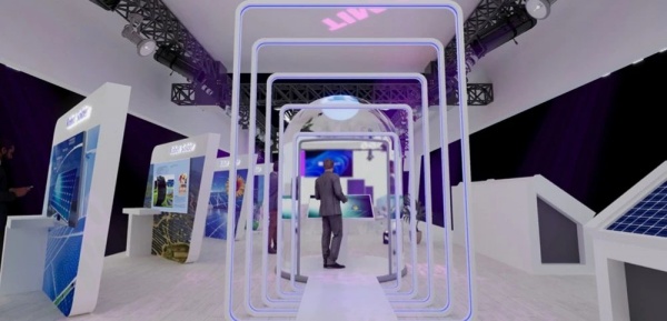 科技環保光伏產業展臺設計方案