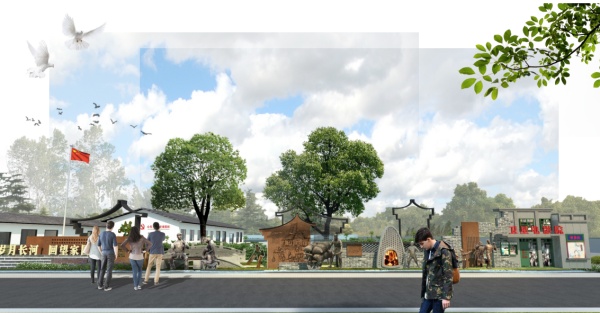 社區服務中心新時代文明實踐站文化建設設計