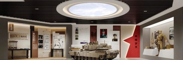 紅色主題展廳設計