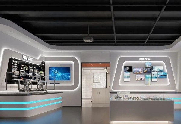 機(jī)械企業(yè)辦公展廳設(shè)計(jì)