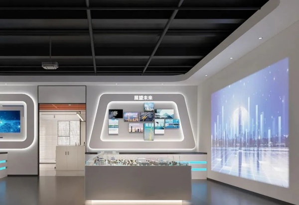 機(jī)械企業(yè)辦公展廳設(shè)計(jì)