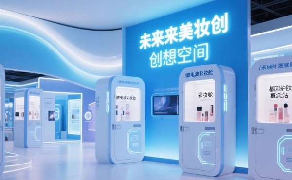 美妝行業科技展廳設計