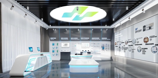 普輝科技展廳“看科技”變成了“玩科技”