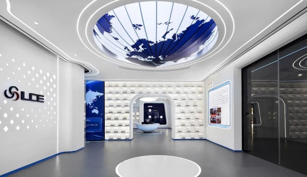 科技感企業展廳設計