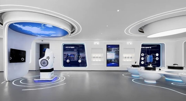 科技感企業展廳設計