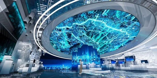 開放式·數字經濟科技展館展廳設計分享